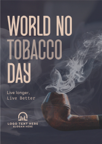 Minimalist No Tobacco Day Flyer Preview