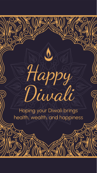 Fancy Diwali Greeting Instagram story Image Preview