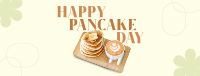Pancakes Plus Latte Facebook Cover Design