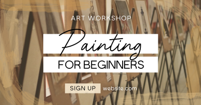 Painting for Beginners Facebook ad Image Preview