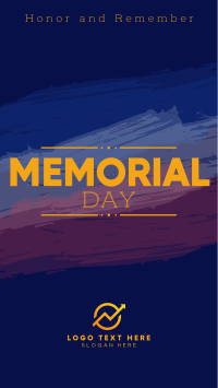 Remembering our Fallen Heroes Facebook Story Design