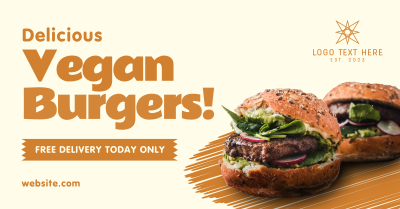 Vegan Burgers Facebook ad Image Preview