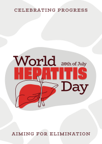 Line Art Hepatitis Day Flyer Image Preview