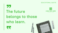 Education Day Quote Animation Preview