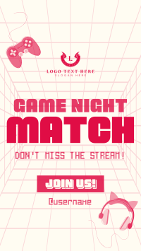 Game Night Match Facebook Story Preview