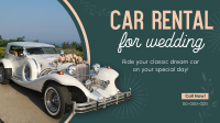 Classic Car Rental Facebook Event Cover Design