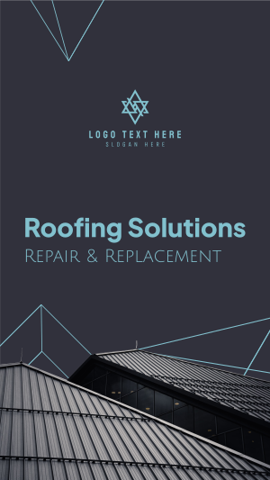 Residential Roofing Solutions Instagram story Image Preview