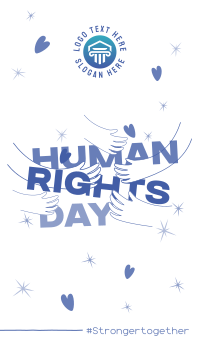 Human Rights Day Movement Facebook Story Design