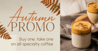 Autumn Coffee Promo Facebook Ad Design