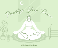 Have A Relaxing Day! Facebook Post Design