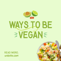 Vegan Food Adventure Instagram post Image Preview