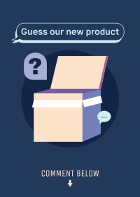 Guess New Product Poster Design