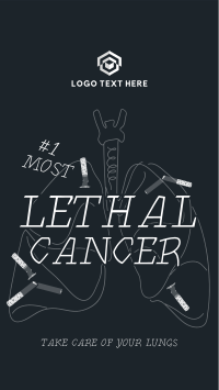 Lethal Lung Cancer Instagram Reel Design