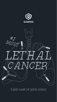 Lethal Lung Cancer Instagram Reel Image Preview
