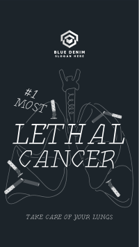 Lethal Lung Cancer Instagram Reel Image Preview