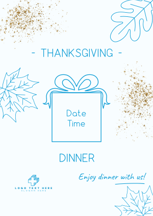 Thanksgiving Dinner Party Flyer Image Preview