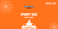 Halloween Spooky Sale  Twitter post Image Preview
