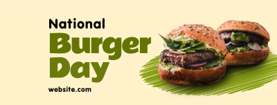 Vegan Burgers Facebook cover Image Preview