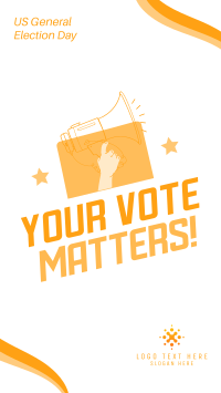 Your Vote Matters YouTube Short Design
