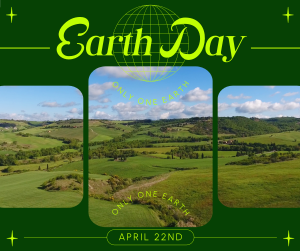 Earth Day Minimalist Facebook post Image Preview