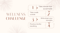 The Wellness Challenge Facebook Event Cover Design
