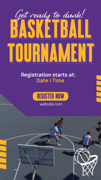 Basketball Mini Tournament Instagram Reel Design