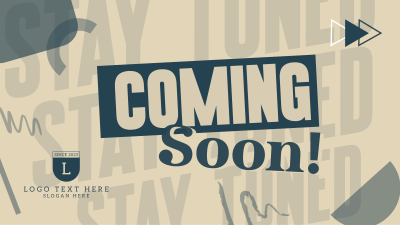 Random Shapes Coming Soon Facebook event cover Image Preview
