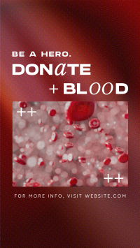 Modern Blood Donation Facebook story Image Preview