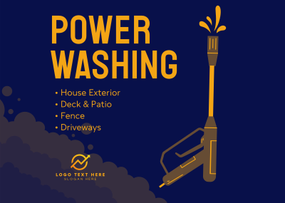 Power Washing Services Postcard Image Preview