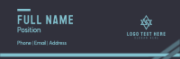 Modern Edgy Email Signature Preview
