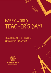 World Teacher's Day Poster Image Preview