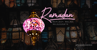 Ramadan Stained Lamp Facebook Ad Design
