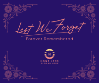 Forever Remembered Facebook post Image Preview