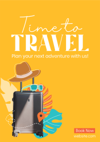 Time to Travel Flyer Design