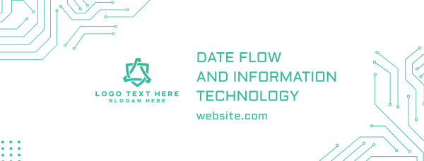 Data Flow and IT Facebook Cover Design Image Preview