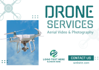 Drone Aerial Camera Postcard Image Preview