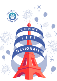 Bastille Day Celebration Flyer Design