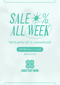 Minimalist Week Sale Flyer Image Preview