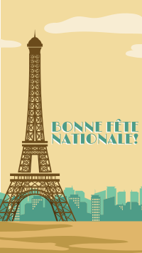 Bonne Fête! Facebook Story Design