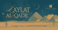 Laylat al-Qadr Desert Facebook Ad Design