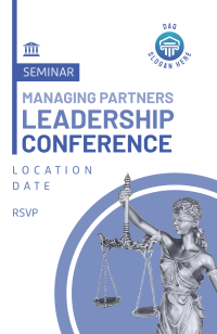 Managing Partner Conference Invitation Design