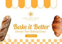 Bake It Better Postcard Design