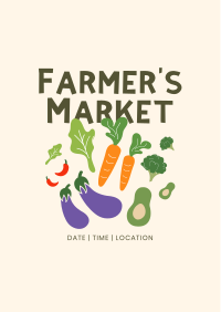 Farmers Market Flyer Design