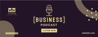 Business Podcast Facebook Cover Image Preview