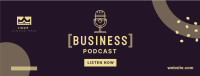 Business Podcast Facebook Cover Design
