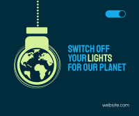 Earth Hour Lights Off Facebook post Image Preview