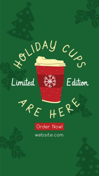 Christmas Cups Instagram Story Design