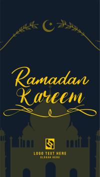 Ramadan Mosque Greeting Instagram Reel Design