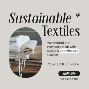 Sustainable Textiles Collection Instagram post Image Preview