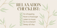 Nature Relaxation List Twitter post Image Preview